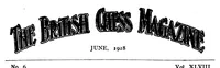 Picture 5 of 12 from The British Chess Magazine Volume 48 1928 (1928), leaf 240