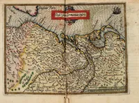 An illustration from Theatri orbis terrarum enchiridion, minoribus tabulis per Philippum Gallaeum exaratum : et carmine heroico, ex variis geographis & poetis collecto (1585)