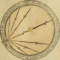 An illustration from Theatro del mundo, y del tiempo : en el qual no solo se descriuen sus partes, y se da regla en el medirlas, mas con ingeniosas y acomodadas demostraciones y figuras, se representan ante los lectores ... : cõ index (1614)