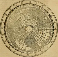 An illustration from Theatro del mundo, y del tiempo : en el qual no solo se descriuen sus partes, y se da regla en el medirlas, mas con ingeniosas y acomodadas demostraciones y figuras, se representan ante los lectores ... : cõ index (1614)