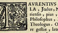 An illustration from Theatron : in quo maximorum Christiani orbis pontificum archiatros (1696)