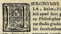 An illustration from Theatron : in quo maximorum Christiani orbis pontificum archiatros (1696)