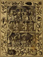 An illustration from Theatrum chemicum britannicum : containing severall poeticall pieces of our famous English philosophers, who have written the hermetique mysteries in their owne ancient language (1652)