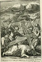Picture 13 of 24 from Theatrum D.N. Iesu Christi : atrociorum cruciatuum c. lectori spectatori propositum (1658), leaf 100