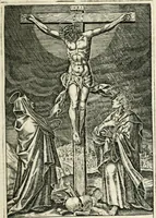Picture 19 of 24 from Theatrum D.N. Iesu Christi : atrociorum cruciatuum c. lectori spectatori propositum (1658), leaf 138