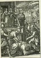 An illustration from Theatrum D.N. Iesu Christi : atrociorum cruciatuum c. lectori spectatori propositum (1658)