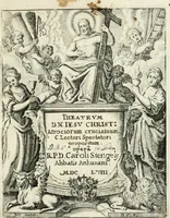 Picture 1 of 24 from Theatrum D.N. Iesu Christi : atrociorum cruciatuum c. lectori spectatori propositum (1658), leaf 6