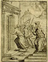Picture 9 of 90 from Theatrum ethnico idololatrieum politico historicum, ethnicorum idololatrias, simulacra, templa, sacrificia & deos, illorum origines, ritus & caeremonias, quae in perficiendis sacris, fuerunt observata, quidque illis indicare voluerint, representans (1699), leaf 262