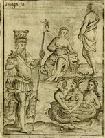 Picture 14 of 90 from Theatrum ethnico idololatrieum politico historicum, ethnicorum idololatrias, simulacra, templa, sacrificia & deos, illorum origines, ritus & caeremonias, quae in perficiendis sacris, fuerunt observata, quidque illis indicare voluerint, representans (1699), leaf 272