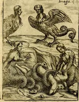 An illustration from Theatrum ethnico idololatrieum politico historicum, ethnicorum idololatrias, simulacra, templa, sacrificia & deos, illorum origines, ritus & caeremonias, quae in perficiendis sacris, fuerunt observata, quidque illis indicare voluerint, representans (1699)