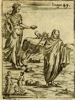 Picture 52 of 90 from Theatrum ethnico idololatrieum politico historicum, ethnicorum idololatrias, simulacra, templa, sacrificia & deos, illorum origines, ritus & caeremonias, quae in perficiendis sacris, fuerunt observata, quidque illis indicare voluerint, representans (1699), leaf 348