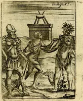 Picture 58 of 90 from Theatrum ethnico idololatrieum politico historicum, ethnicorum idololatrias, simulacra, templa, sacrificia & deos, illorum origines, ritus & caeremonias, quae in perficiendis sacris, fuerunt observata, quidque illis indicare voluerint, representans (1699), leaf 360