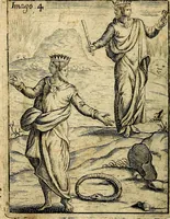 Picture 8 of 89 from Theatrum ethnico idololatrieum politico historicum, ethnicorum idololatrias, simulacra, templa, sacrificia & deos, illorum origines, ritus & caeremonias, quae in perficiendis sacris, fuerunt observata, quidque illis indicare voluerint, representans (1699), leaf 255