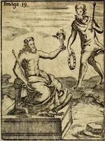 Picture 23 of 89 from Theatrum ethnico idololatrieum politico historicum, ethnicorum idololatrias, simulacra, templa, sacrificia & deos, illorum origines, ritus & caeremonias, quae in perficiendis sacris, fuerunt observata, quidque illis indicare voluerint, representans (1699), leaf 272
