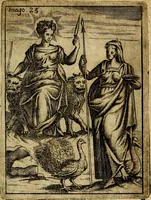 Picture 29 of 89 from Theatrum ethnico idololatrieum politico historicum, ethnicorum idololatrias, simulacra, templa, sacrificia & deos, illorum origines, ritus & caeremonias, quae in perficiendis sacris, fuerunt observata, quidque illis indicare voluerint, representans (1699), leaf 280