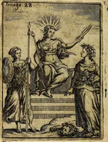 Picture 32 of 89 from Theatrum ethnico idololatrieum politico historicum, ethnicorum idololatrias, simulacra, templa, sacrificia & deos, illorum origines, ritus & caeremonias, quae in perficiendis sacris, fuerunt observata, quidque illis indicare voluerint, representans (1699), leaf 283