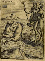 An illustration from Theatrum ethnico idololatrieum politico historicum, ethnicorum idololatrias, simulacra, templa, sacrificia & deos, illorum origines, ritus & caeremonias, quae in perficiendis sacris, fuerunt observata, quidque illis indicare voluerint, representans (1699)