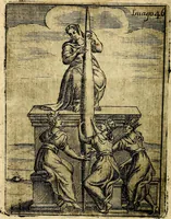 Picture 46 of 89 from Theatrum ethnico idololatrieum politico historicum, ethnicorum idololatrias, simulacra, templa, sacrificia & deos, illorum origines, ritus & caeremonias, quae in perficiendis sacris, fuerunt observata, quidque illis indicare voluerint, representans (1699), leaf 297