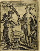 An illustration from Theatrum ethnico idololatrieum politico historicum, ethnicorum idololatrias, simulacra, templa, sacrificia & deos, illorum origines, ritus & caeremonias, quae in perficiendis sacris, fuerunt observata, quidque illis indicare voluerint, representans (1699)