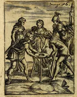 Picture 56 of 89 from Theatrum ethnico idololatrieum politico historicum, ethnicorum idololatrias, simulacra, templa, sacrificia & deos, illorum origines, ritus & caeremonias, quae in perficiendis sacris, fuerunt observata, quidque illis indicare voluerint, representans (1699), leaf 307