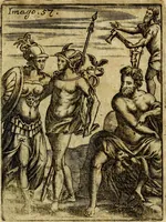 Picture 57 of 89 from Theatrum ethnico idololatrieum politico historicum, ethnicorum idololatrias, simulacra, templa, sacrificia & deos, illorum origines, ritus & caeremonias, quae in perficiendis sacris, fuerunt observata, quidque illis indicare voluerint, representans (1699), leaf 308