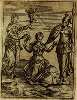 Picture 85 of 89 from Theatrum ethnico idololatrieum politico historicum, ethnicorum idololatrias, simulacra, templa, sacrificia & deos, illorum origines, ritus & caeremonias, quae in perficiendis sacris, fuerunt observata, quidque illis indicare voluerint, representans (1699), leaf 342