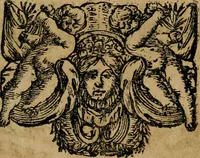 An illustration from Theatrum gloriae sanctorum (1696)