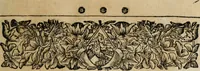 An illustration from Theatrum gloriae sanctorum (1696)