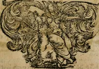 An illustration from Theatrum gloriae sanctorum (1696)