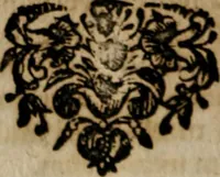 An illustration from Theatrum gloriae sanctorum (1696)