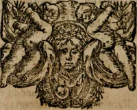 An illustration from Theatrum gloriae sanctorum (1696)