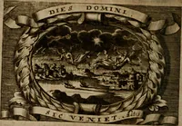 An illustration from Theatrum gloriae sanctorum (1696)