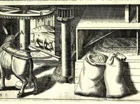 Picture 19 of 70 from Theatrum machinarum novum, das ist, Neu-vermehrter Schauplatz der mechanischen Künsten : handelt von allerhand Wasser- Wind- Ross- Gewicht- und Hand-Mühlen ... ; beneben nützlichen Wasser-Künsten ... (1673), leaf 141