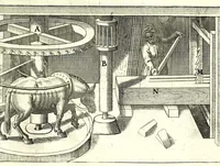 Picture 32 of 70 from Theatrum machinarum novum, das ist, Neu-vermehrter Schauplatz der mechanischen Künsten : handelt von allerhand Wasser- Wind- Ross- Gewicht- und Hand-Mühlen ... ; beneben nützlichen Wasser-Künsten ... (1673), leaf 189