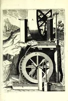 An illustration from Theatrum machinarum novum, das ist, Neu-vermehrter Schauplatz der mechanischen Künsten : handelt von allerhand Wasser- Wind- Ross- Gewicht- und Hand-Mühlen ... ; beneben nützlichen Wasser-Künsten ... (1673)