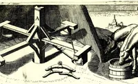 Picture 54 of 70 from Theatrum machinarum novum, das ist, Neu-vermehrter Schauplatz der mechanischen Künsten : handelt von allerhand Wasser- Wind- Ross- Gewicht- und Hand-Mühlen ... ; beneben nützlichen Wasser-Künsten ... (1673), leaf 289