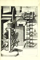 Picture 62 of 70 from Theatrum machinarum novum, das ist, Neu-vermehrter Schauplatz der mechanischen Künsten : handelt von allerhand Wasser- Wind- Ross- Gewicht- und Hand-Mühlen ... ; beneben nützlichen Wasser-Künsten ... (1673), leaf 325