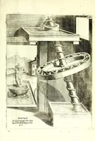 An illustration from Theatrum machinarum novum, das ist, Neu-vermehrter Schauplatz der mechanischen Künsten : handelt von allerhand Wasser- Wind- Ross- Gewicht- und Hand-Mühlen ... ; beneben nützlichen Wasser-Künsten ... (1673)