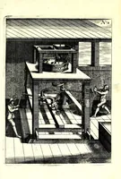 An illustration from Theatrum machinarum novum, das ist, Neu-vermehrter Schauplatz der mechanischen Künsten : handelt von allerhand Wasser- Wind- Ross- Gewicht- und Hand-Mühlen ... ; beneben nützlichen Wasser-Künsten ... (1673)