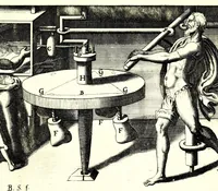 Picture 5 of 70 from Theatrum machinarum novum, das ist, Neu-vermehrter Schauplatz der mechanischen Künsten : handelt von allerhand Wasser- Wind- Ross- Gewicht- und Hand-Mühlen ... ; beneben nützlichen Wasser-Künsten ... (1673), leaf 75