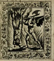 Picture 123 of 135 from Theatrum mortis humanæ tripartitum. I. Pars. Saltum mortis. II. Pars. Varia genera mortis. III. Pars. Pnas damnatorum continens. Figuris æneis illustratum, das ist, Schau-Bühne desz menschlichen Todts in drey Theil. 1. Theil. Der Toden Tantz. 2. Theil. Underschidliche Todts-Gattungen. 3. Theil. Der Verdambten Höllen-Peyn, vorstellend. Mit Schönen Kupffer-Stichen geziehrt vnd an Tag gegeben. Durch Joannem Weichardum Valvasor.. (1682), leaf 242