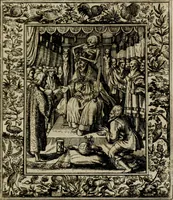 An illustration from Theatrum mortis humanæ tripartitum. I. Pars. Saltum mortis. II. Pars. Varia genera mortis. III. Pars. Pnas damnatorum continens. Figuris æneis illustratum, das ist, Schau-Bühne desz menschlichen Todts in drey Theil. 1. Theil. Der Toden Tantz. 2. Theil. Underschidliche Todts-Gattungen. 3. Theil. Der Verdambten Höllen-Peyn, vorstellend. Mit Schönen Kupffer-Stichen geziehrt vnd an Tag gegeben. Durch Joannem Weichardum Valvasor.. (1682)