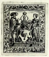 Picture 18 of 37 from Theatrum mortis humanae tripartitum ... : figuris aeneis illustratum = Das ist, Schau-Bühne dess menschlichen Todts in drey Theil ... : mit Schönen Kupffer-Stichen geziehrt vnd an Tag gegeben (1682), leaf 135