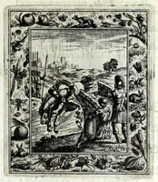 Picture 24 of 37 from Theatrum mortis humanae tripartitum ... : figuris aeneis illustratum = Das ist, Schau-Bühne dess menschlichen Todts in drey Theil ... : mit Schönen Kupffer-Stichen geziehrt vnd an Tag gegeben (1682), leaf 175