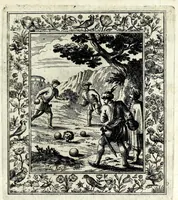 Picture 25 of 37 from Theatrum mortis humanae tripartitum ... : figuris aeneis illustratum = Das ist, Schau-Bühne dess menschlichen Todts in drey Theil ... : mit Schönen Kupffer-Stichen geziehrt vnd an Tag gegeben (1682), leaf 181