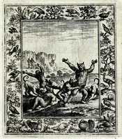 Picture 26 of 37 from Theatrum mortis humanae tripartitum ... : figuris aeneis illustratum = Das ist, Schau-Bühne dess menschlichen Todts in drey Theil ... : mit Schönen Kupffer-Stichen geziehrt vnd an Tag gegeben (1682), leaf 189