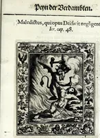 Picture 33 of 37 from Theatrum mortis humanae tripartitum ... : figuris aeneis illustratum = Das ist, Schau-Bühne dess menschlichen Todts in drey Theil ... : mit Schönen Kupffer-Stichen geziehrt vnd an Tag gegeben (1682), leaf 243
