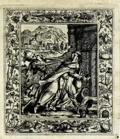 Picture 6 of 37 from Theatrum mortis humanae tripartitum ... : figuris aeneis illustratum = Das ist, Schau-Bühne dess menschlichen Todts in drey Theil ... : mit Schönen Kupffer-Stichen geziehrt vnd an Tag gegeben (1682), leaf 51