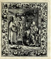 Picture 10 of 37 from Theatrum mortis humanae tripartitum ... : figuris aeneis illustratum = Das ist, Schau-Bühne dess menschlichen Todts in drey Theil ... : mit Schönen Kupffer-Stichen geziehrt vnd an Tag gegeben (1682), leaf 79