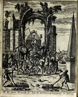 Picture 1 of 37 from Theatrum mortis humanae tripartitum ... : figuris aeneis illustratum = Das ist, Schau-Bühne dess menschlichen Todts in drey Theil ... : mit Schönen Kupffer-Stichen geziehrt vnd an Tag gegeben (1682), leaf 9